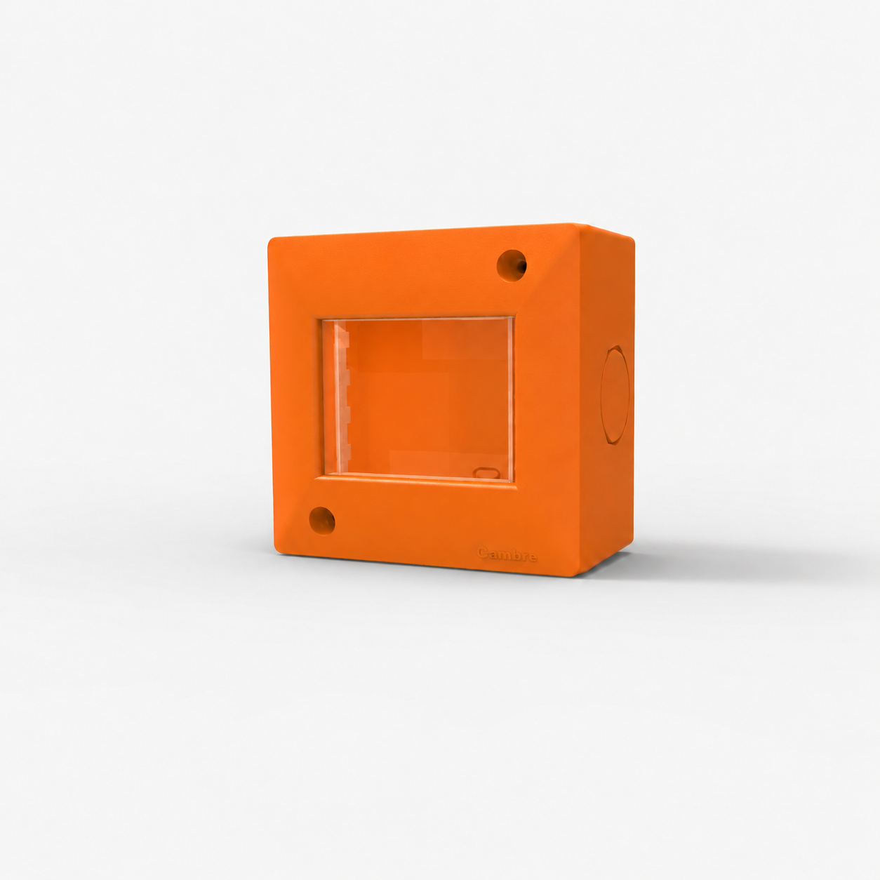 CAJA EXT. C/BASE 2 MOD. IP40 NARANJA