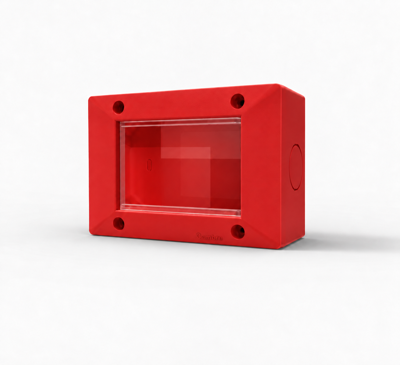 CAJA EXT. C/BASE 4 MOD. IP40 ROJA