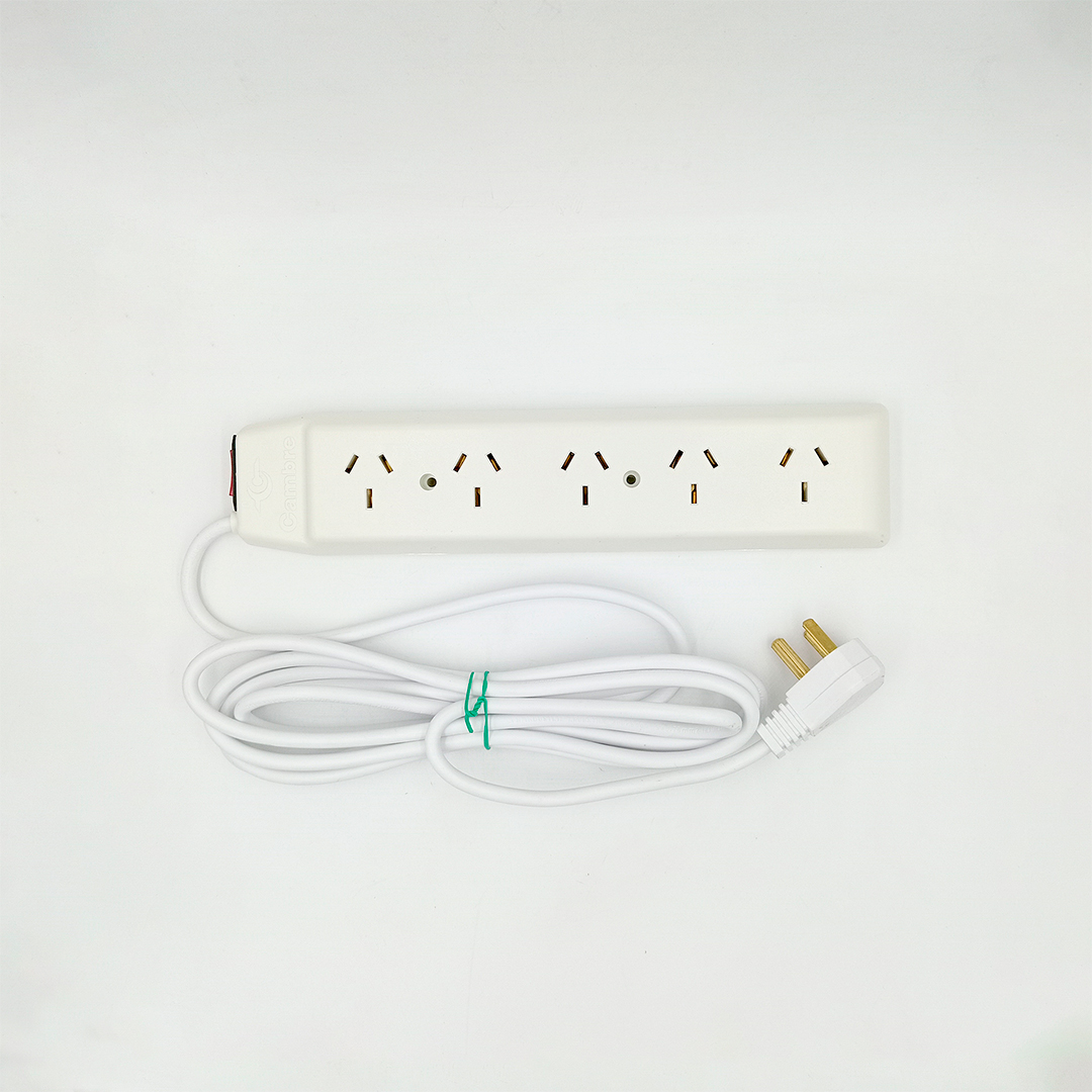 PROLONG DE 5 TOMAS C/CABLE 1.5MTS BCO