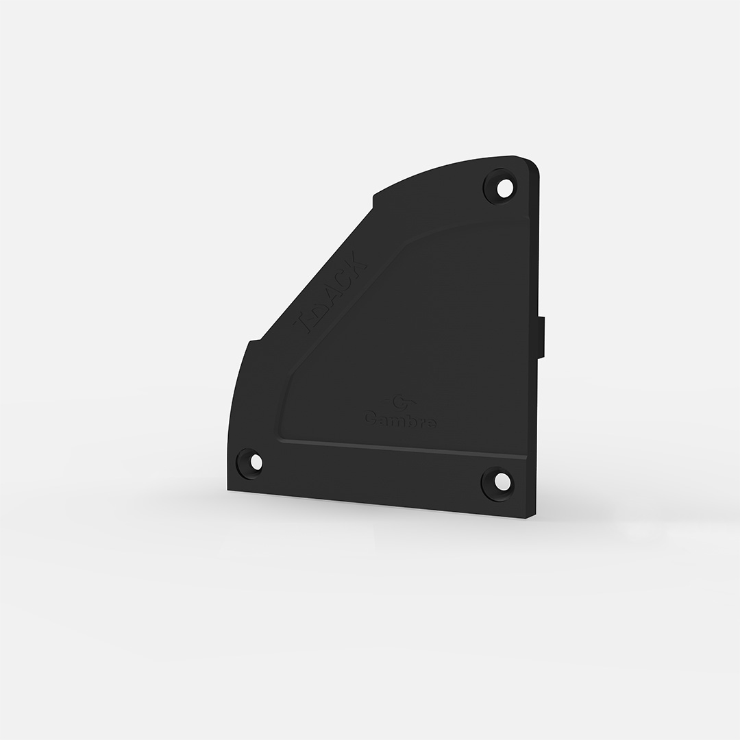 TAPA LATERAL DE PERFIL TRAK GRIS (2 POR ENVASE)