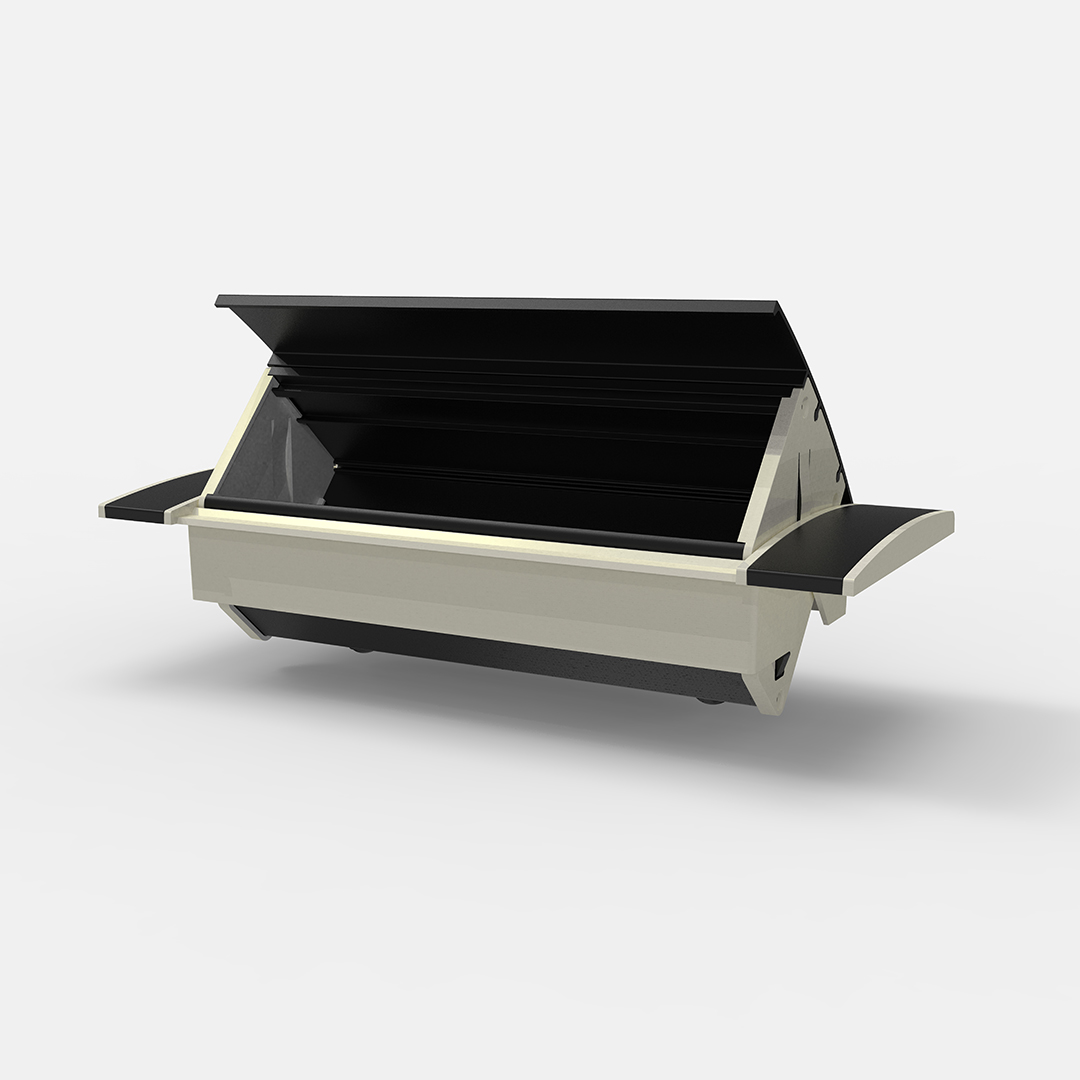 DK10 EN ALUMINIO NEGRO-CUERPO BLANCO