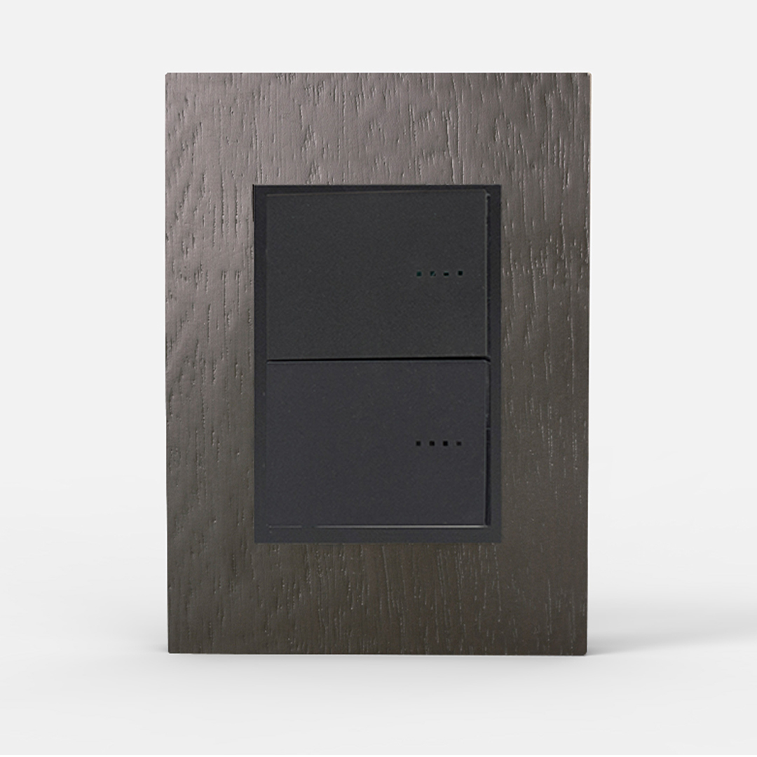 TAPA Y DISTANCIADOR BAUHAUS MADERA - WENGE