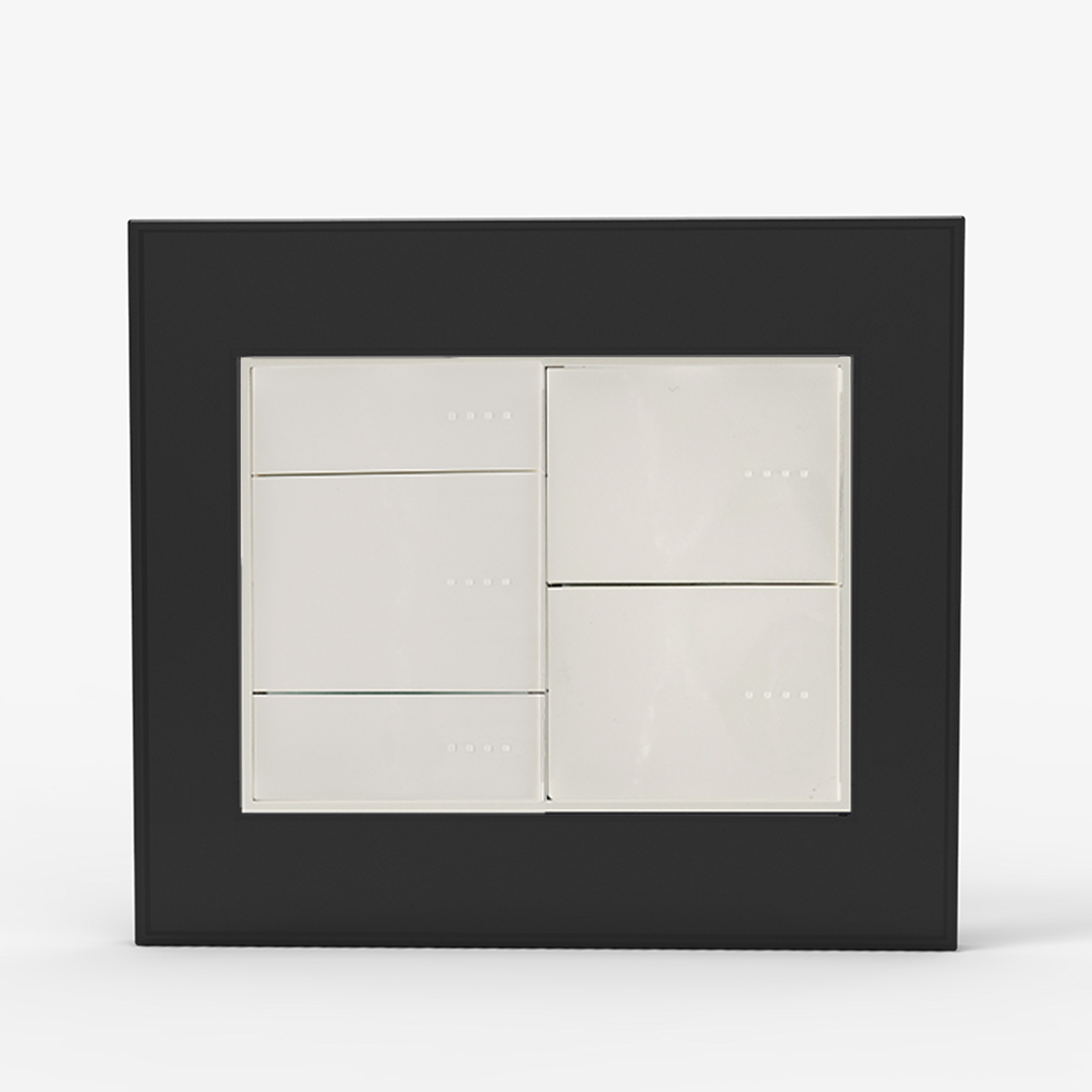 TAPA Y DIST BAUH VIDR NEG 8MOD